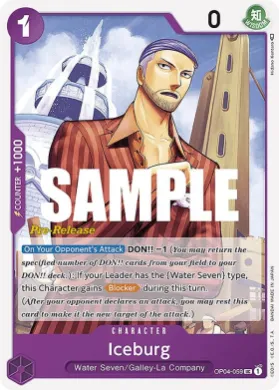Iceburg (OP04P OP04-059) Promos: Kingdoms of Intrigue