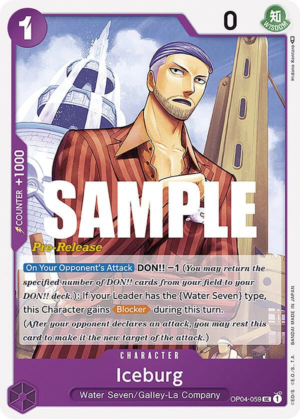 Iceburg OP04-059 One Piece card