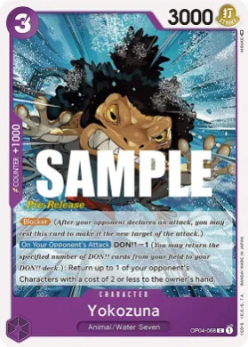 Yokozuna (OP04P OP04-068) Promos: Kingdoms of Intrigue