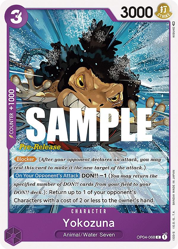 Yokozuna OP04-068 One Piece card