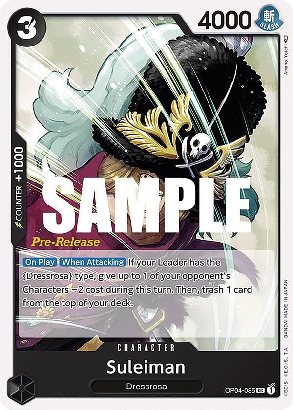 Suleiman OP04-085 One Piece card
