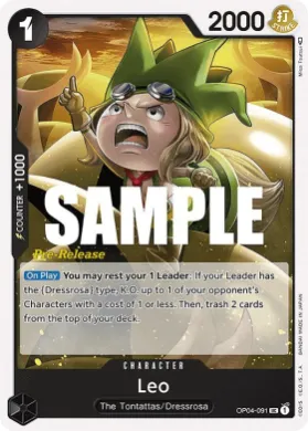 Leo (OP04P OP04-091) Promos: Kingdoms of Intrigue