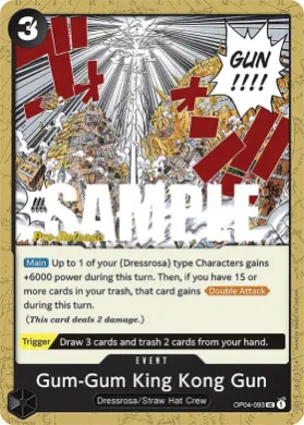 Gum-Gum King Kong Gun (OP04P OP04-093) Promos: Kingdoms of Intrigue
