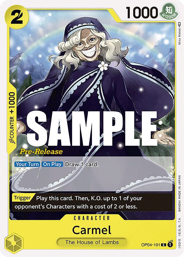 Carmel OP04-101 One Piece card