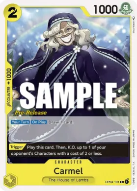 Carmel (OP04P OP04-101) Promos: Kingdoms of Intrigue
