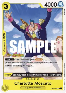 Charlotte Moscato (OP04P OP04-108) Promos: Kingdoms of Intrigue