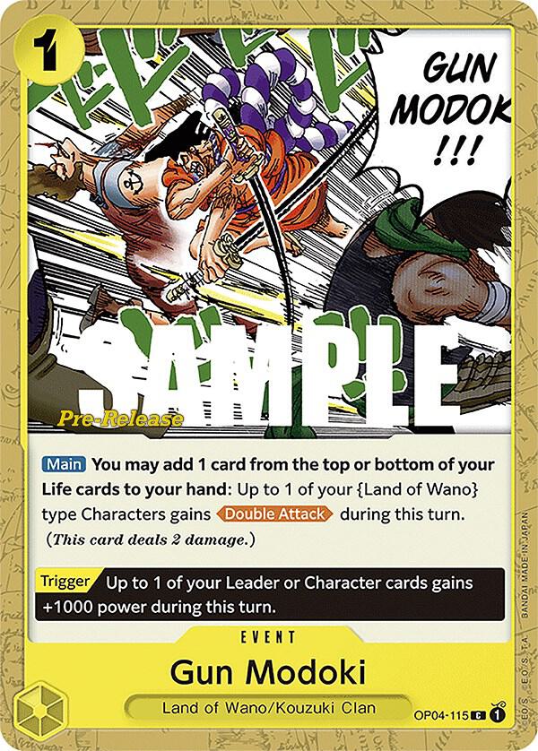 Gun Modoki OP04-115 One Piece card