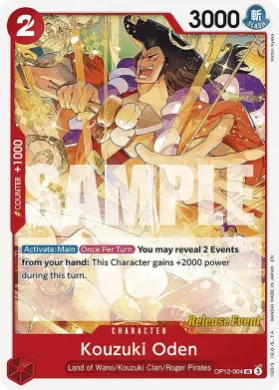 Kouzuki Oden (OP12P OP12-004) Promos: Legacy of the Master
