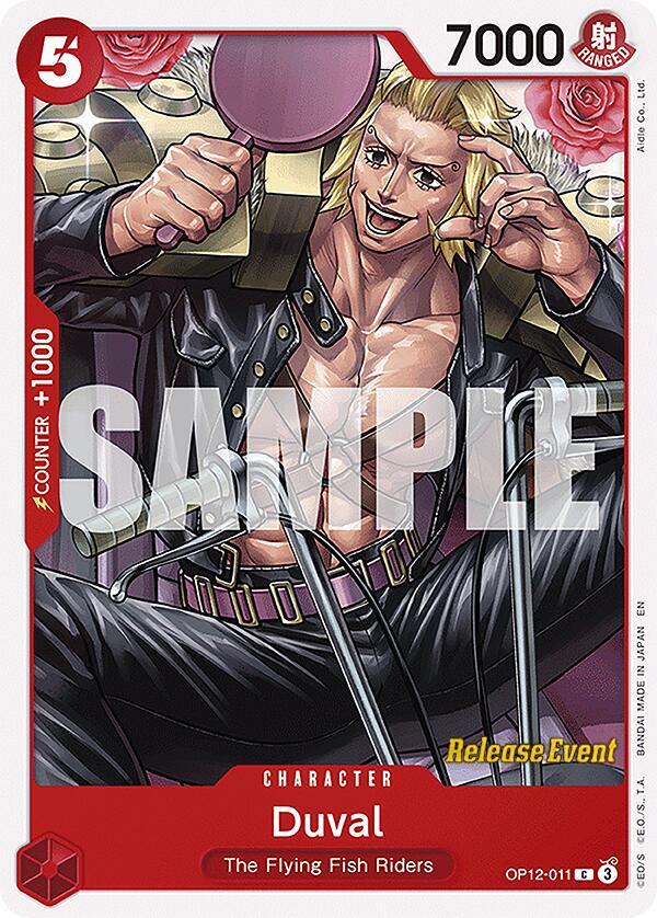 Duval OP12-011 One Piece card