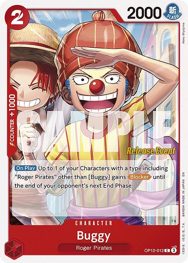 Buggy OP12-012 One Piece card