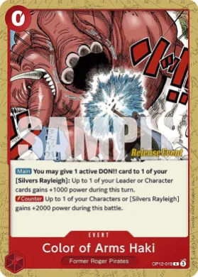 Color of Arms Haki (OP12P OP12-019) Promos: Legacy of the Master
