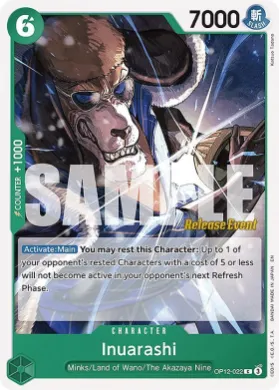 Inuarashi (OP12P OP12-022) Promos: Legacy of the Master