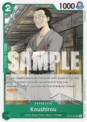 Koushirou (OP12P OP12-027) Promos: Legacy of the Master