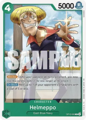 Helmeppo (OP12P OP12-033) Promos: Legacy of the Master
