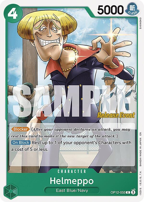 Helmeppo OP12-033 One Piece card