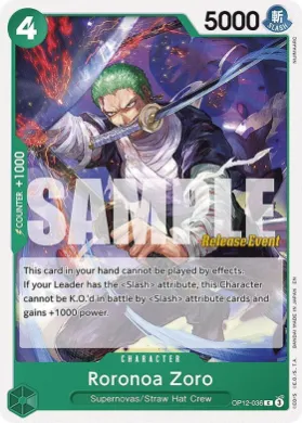 Roronoa Zoro (OP12P OP12-036) Promos: Legacy of the Master