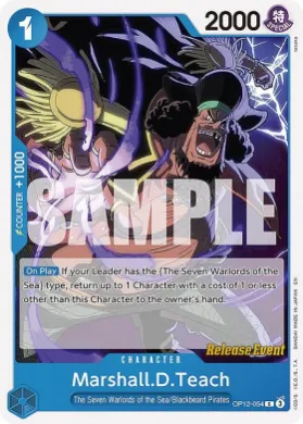 Marshall.D.Teach (OP12P OP12-054) Promos: Legacy of the Master
