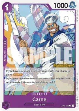 Carne (OP12P OP12-066) Promos: Legacy of the Master