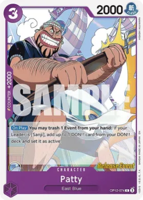 Patty (OP12P OP12-074) Promos: Legacy of the Master
