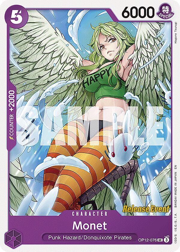 Monet OP12-076 One Piece card