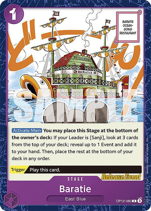 Baratie OP12-080 One Piece card