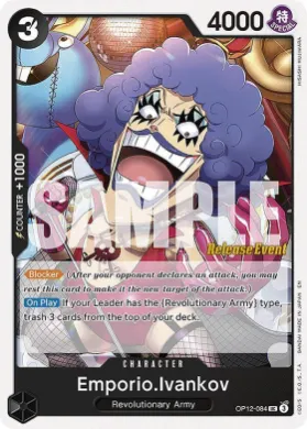 Emporio.Ivankov (OP12P OP12-084) Promos: Legacy of the Master