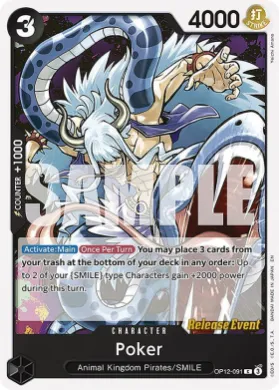 Poker (OP12P OP12-091) Promos: Legacy of the Master