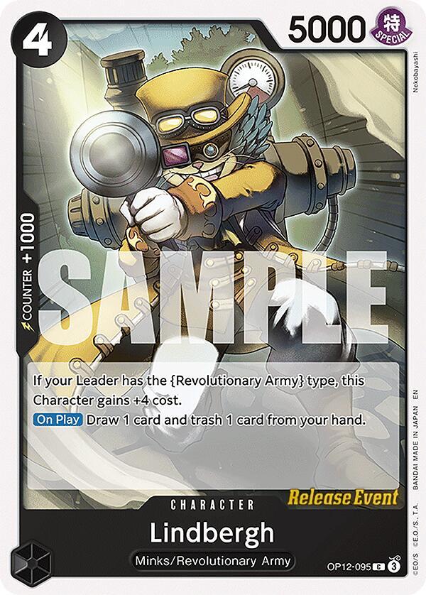 Lindbergh OP12-095 One Piece card