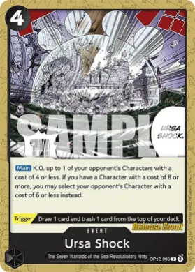 Ursa Shock (OP12P OP12-096) Promos: Legacy of the Master