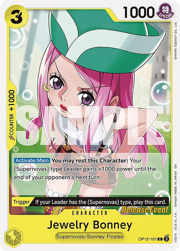Jewelry Bonney OP12-101 One Piece card
