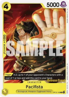 Pacifista (OP12P OP12-109) Promos: Legacy of the Master