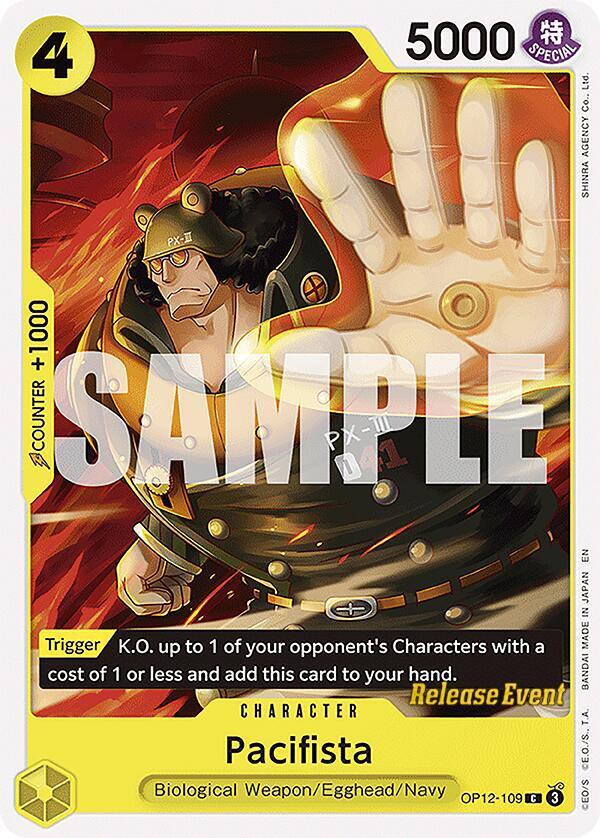 Pacifista OP12-109 One Piece card
