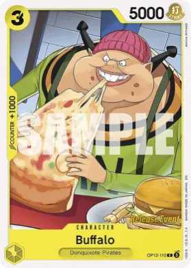 Buffalo (OP12P OP12-110) Promos: Legacy of the Master