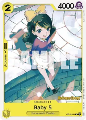 Baby 5 (OP12P OP12-111) Promos: Legacy of the Master