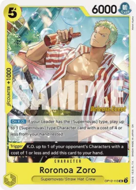 Roronoa Zoro (OP12P OP12-113) Promos: Legacy of the Master