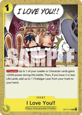 I Love You!! (OP12P OP12-115) Promos: Legacy of the Master