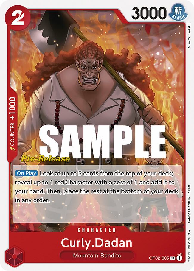 Curly.Dadan OP02-005 One Piece card