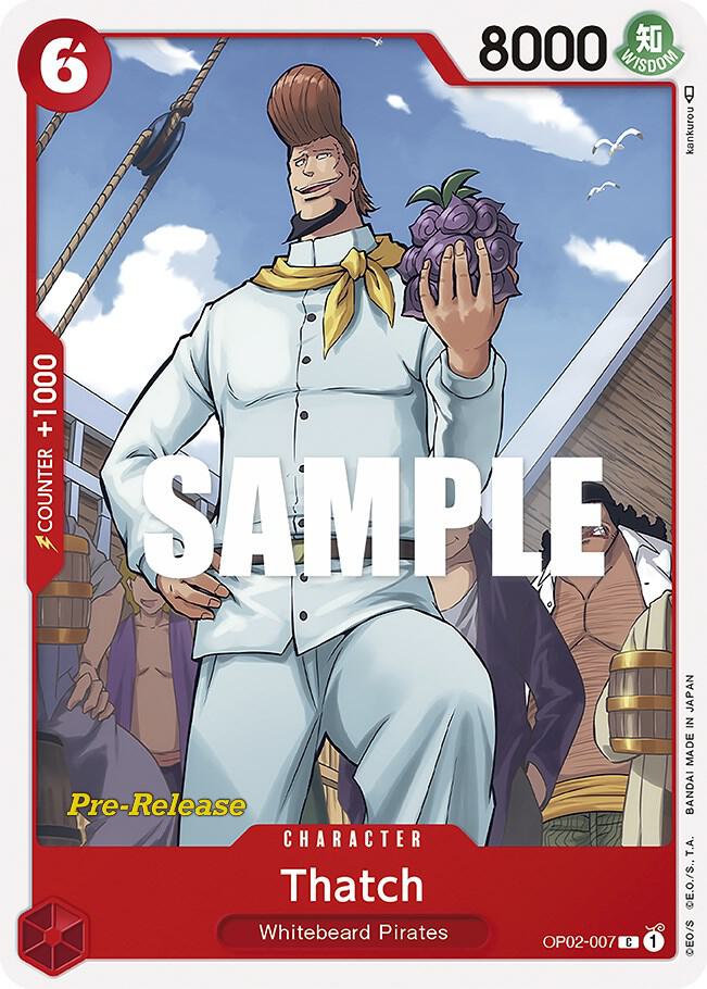 Thatch OP02-007 One Piece card