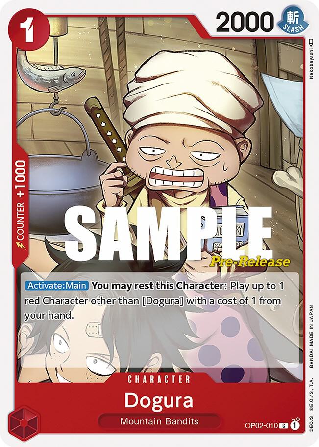 Dogura OP02-010 One Piece card
