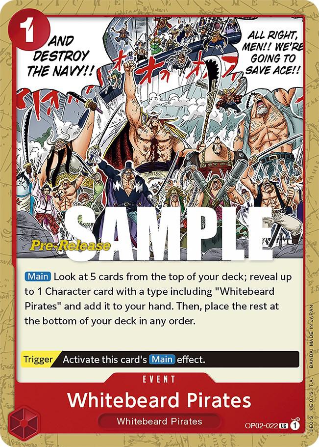Whitebeard Pirates OP02-022 One Piece card