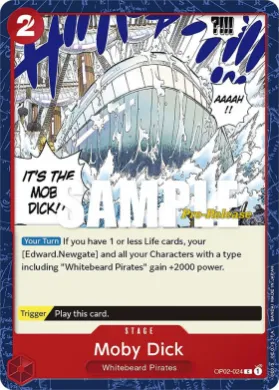 Moby Dick (OP02P OP02-024) Promos: Paramount War