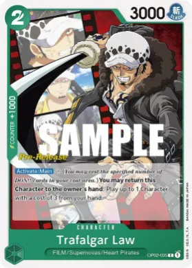 Trafalgar Law (OP02P OP02-035) Promos: Paramount War