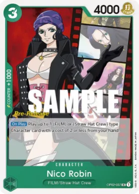 Nico Robin (OP02P OP02-037) Promos: Paramount War