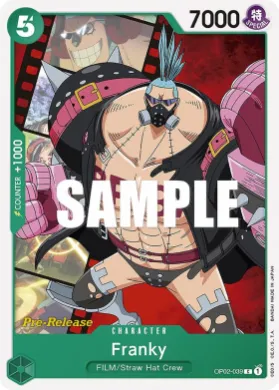 Franky (OP02P OP02-039) Promos: Paramount War
