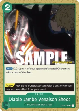 Diable Jambe Venaison Shoot (OP02P OP02-046) Promos: Paramount War
