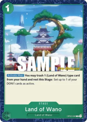 Land of Wano (OP02P OP02-048) Promos: Paramount War