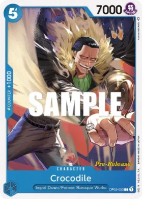 Crocodile (OP02P OP02-053) Promos: Paramount War