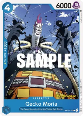 Gecko Moria (OP02P OP02-054) Promos: Paramount War