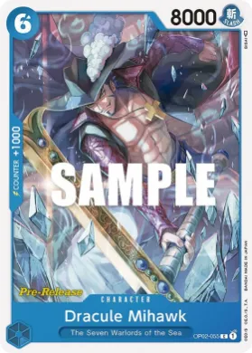 Dracule Mihawk (OP02P OP02-055) Promos: Paramount War