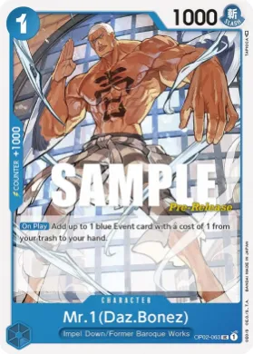 Mr.1 (Daz.Bonez) (OP02P OP02-063) Promos: Paramount War